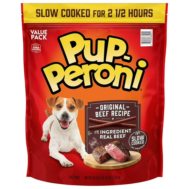 Pup-Peroni Dog Snacks – Original Beef Flavor (46 oz)
