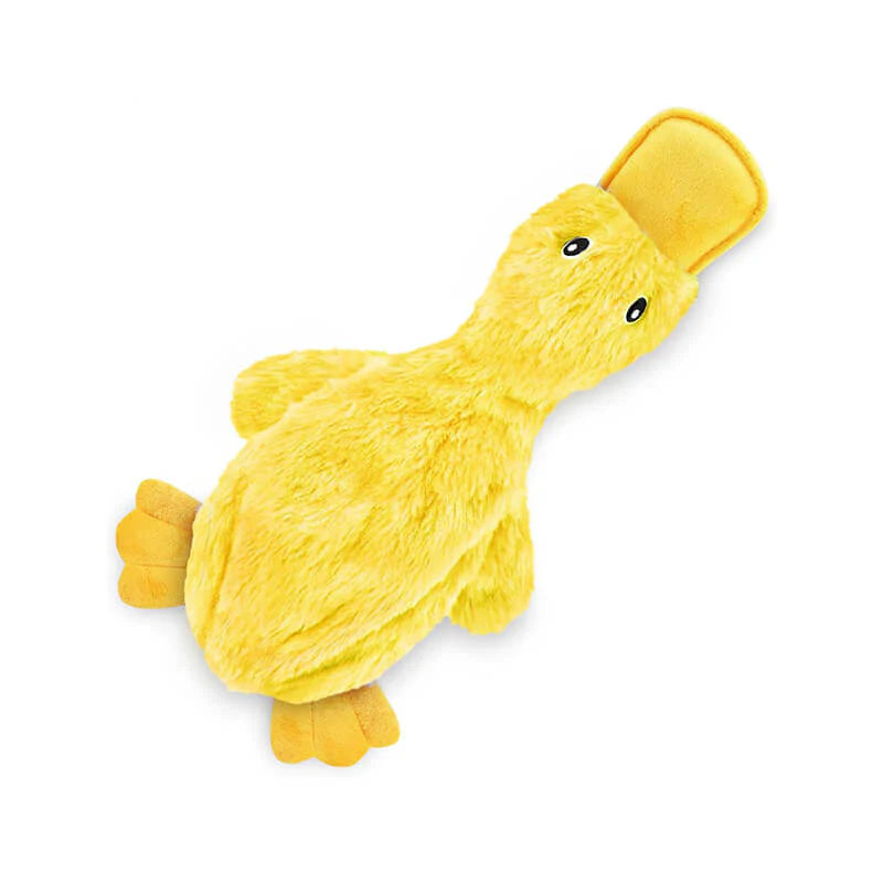 Cute Duck Plush Toy With Squeaker Dog Chew Toy - FunnyFuzzy