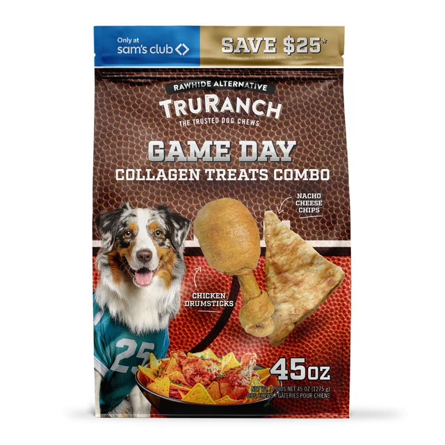 TruRanch Game Day Combo Dog Treat Pack – 45 oz